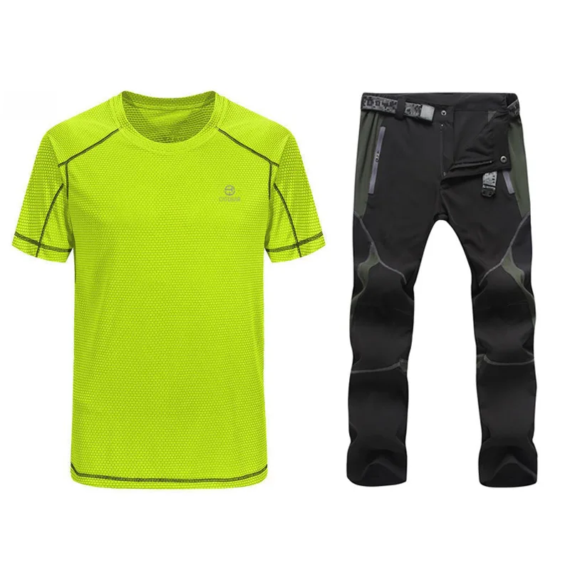 Мужская спортивная одежда быстросохнущая дышащая для бега фитнеса бадминтона