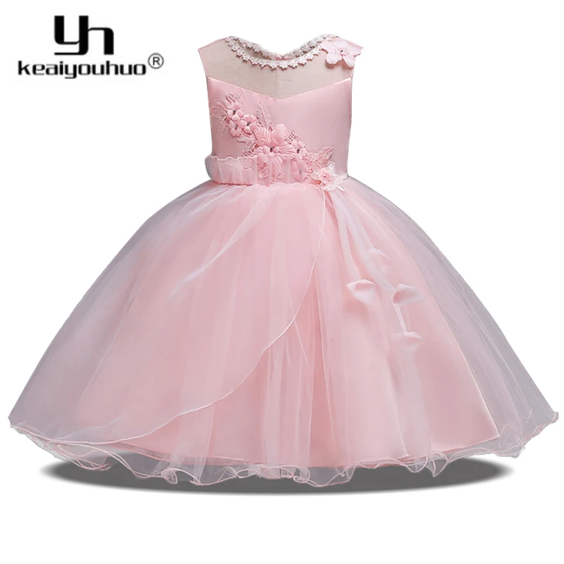 2020 летнее платье для девочек элегантная одежда Детские Вечерние платья на