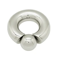 9mm x 19mm titanium body piercing jewelry screw in ball ring for man genital piercing jewelry