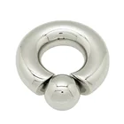 Ювелирные изделия для пирсинга тела из титана 9 мм X 19 мм, кольцо с шариком и винтом для мужских гениталий, ювелирные изделия для пирсинга