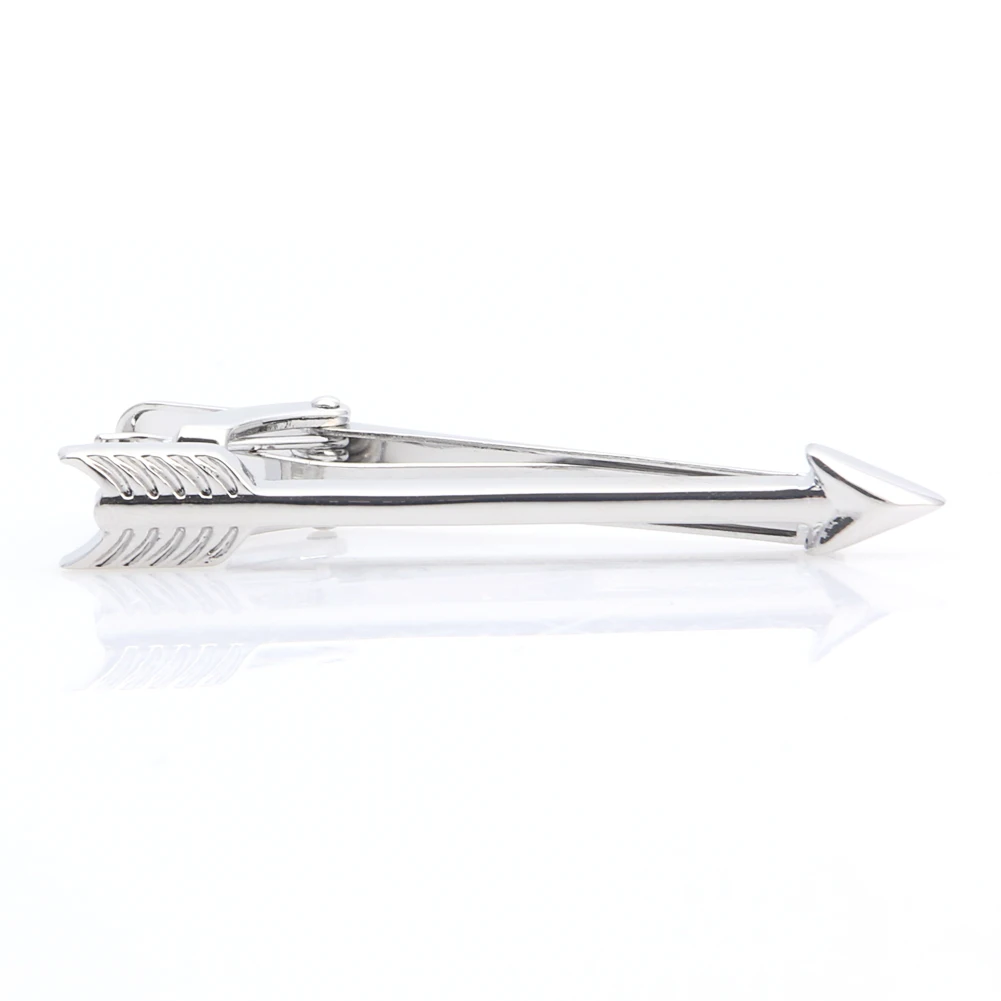 

1PC Fashion men Vintage silver arrow Tie Clip Necktie Feather Archor Mustache Tie Clasps Bar Clasp