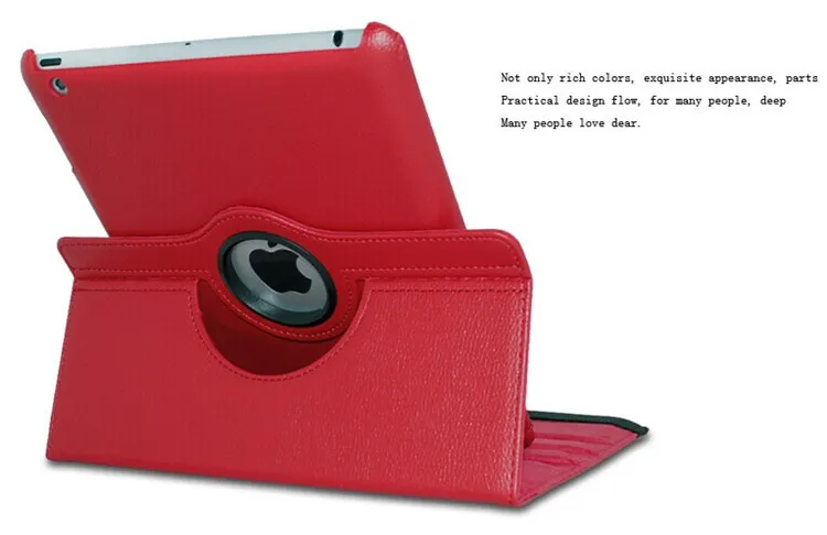 Rotating Case for Apple iPad 2 3 4 Magnetic Auto Wake Up Sleep Flip Leather Cover With Smart Stand Holder 2/3/4 | Компьютеры и офис
