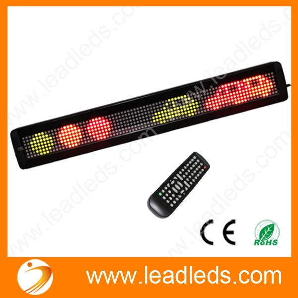 IR Remote RGY Programmable LED Moving Scrolling Message Display Sign Indoor Board