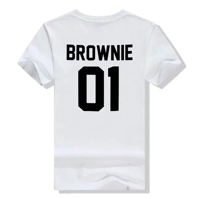 Футболки с рисунком сестры лучшие футболки для женщин и девочек brownie blondie 01