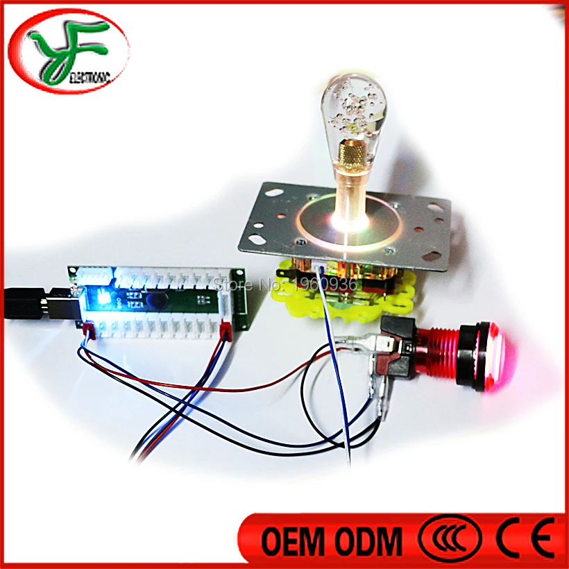 Набор аркадных пачек Zero delay Raspberry Pi аркадная игра светодиодный джойстик 5 В