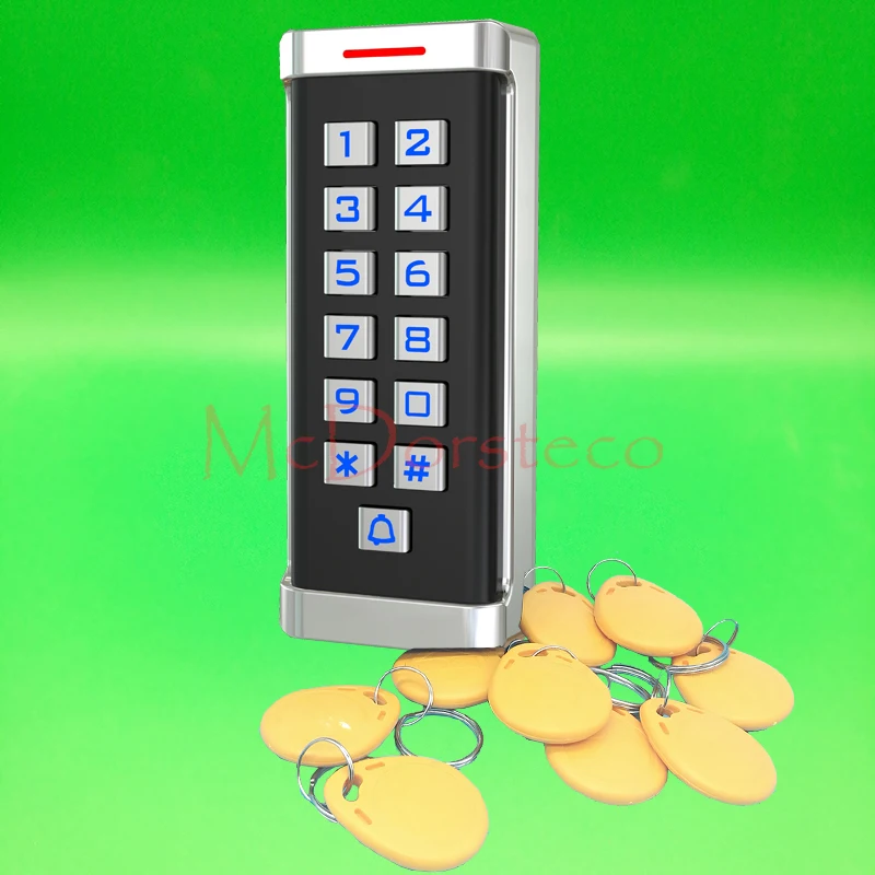 12V 24V водонепроницаемый 125khz БЕСКОНТАКТНЫЙ контроль доступа с картой EM rfid система