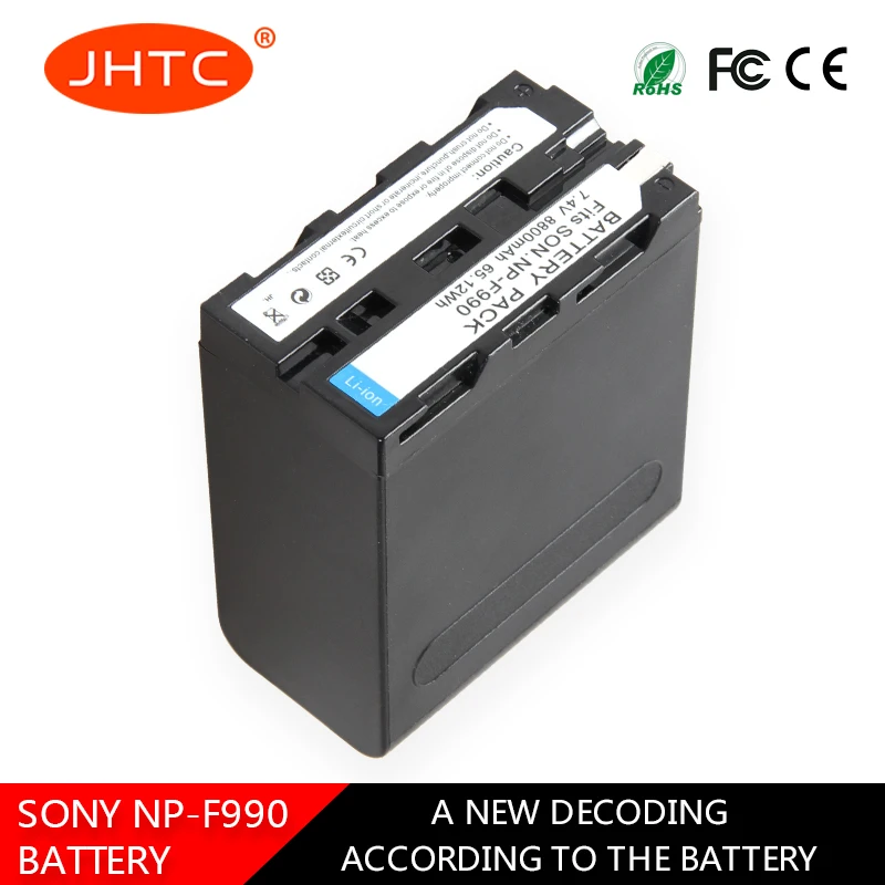 JHTC 3 шт. NP F990 8800 мА/ч Камера Батарея для Sony видеокамера HXR MC1500C NEX EA50 DSR PD198P HVR Z7C NX3 5