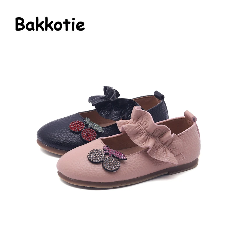 Bakkotie 2018 новые весенние Модная одежда для детей Детская мода девочек со стразами