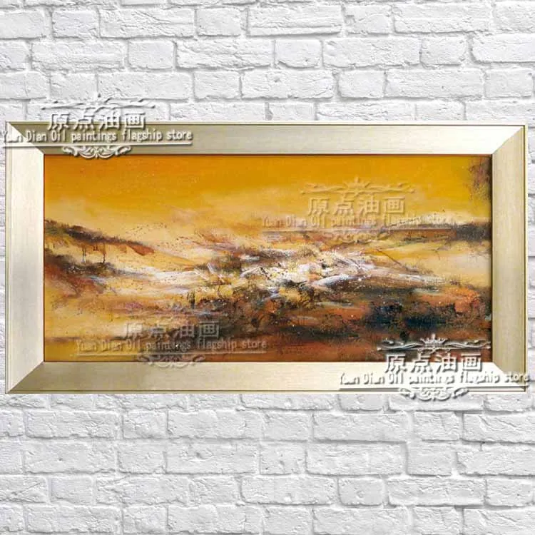 Best Cloud Handpainted Abstract Oil Painting Landscape On Canvas Wall Art Pictures For Living Room Home Decor | Дом и сад
