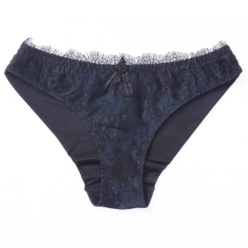 Трусы Lilymoda женские кружевные со средней талией Бесшовные тонкие пикантное