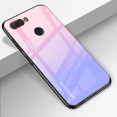 Градиент цвета закаленное Стекло чехол для Нубия Z17 Z 17 NX563J Защитные чехлы для NUBIAZ17 Крышка чехла кожи - Цвет: A5