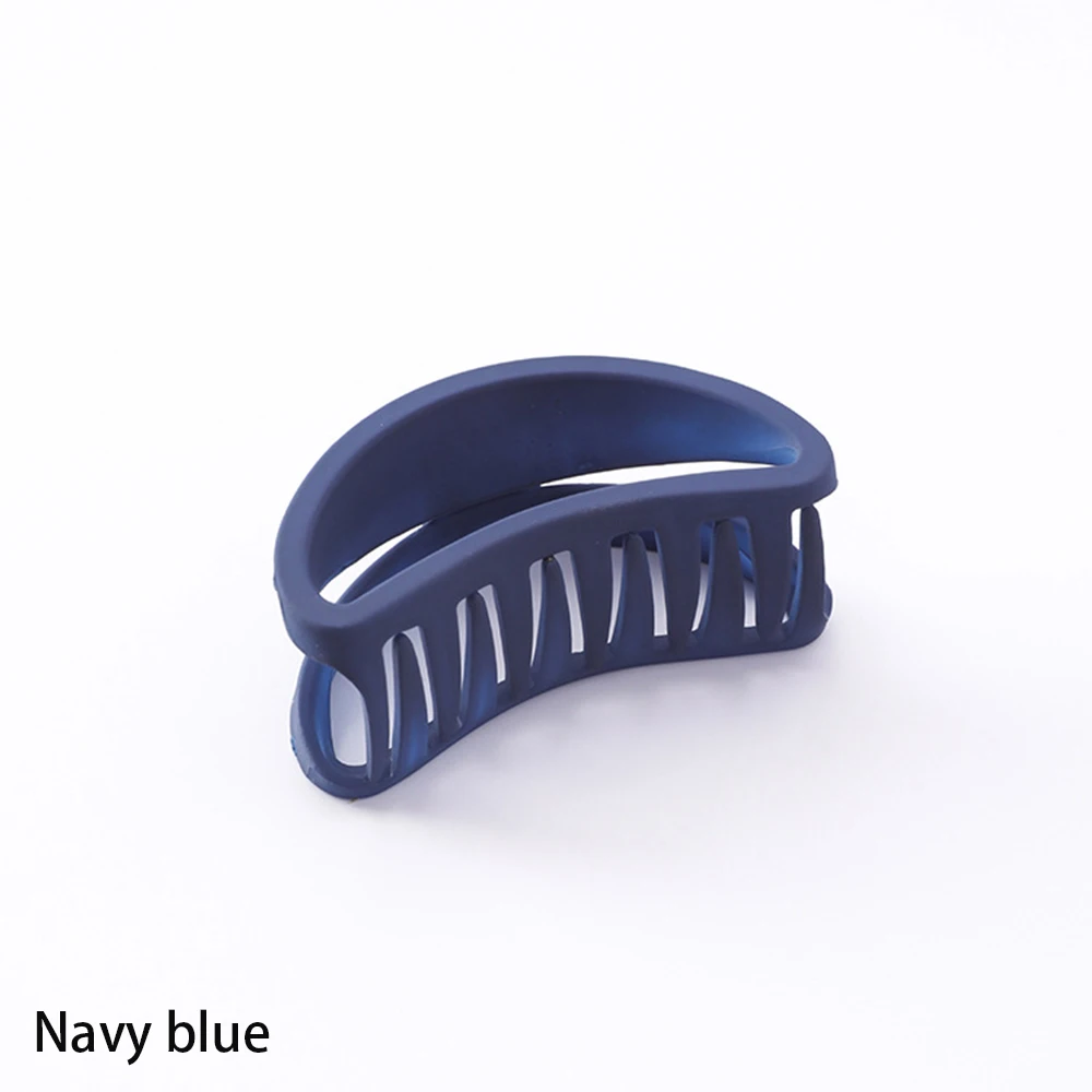 Navy Blue 1 шт., элегантные женские акриловые заколки, цветные заколки для волос, заколки для волос, аксессуары для укладки волос для женщин - Цвет: Navy Blue