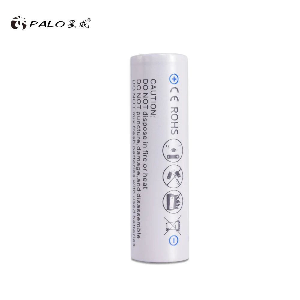 PALO 14500 900mAh 3 7 V литий ионная аккумуляторная батарея AA литиевая для светодиодных