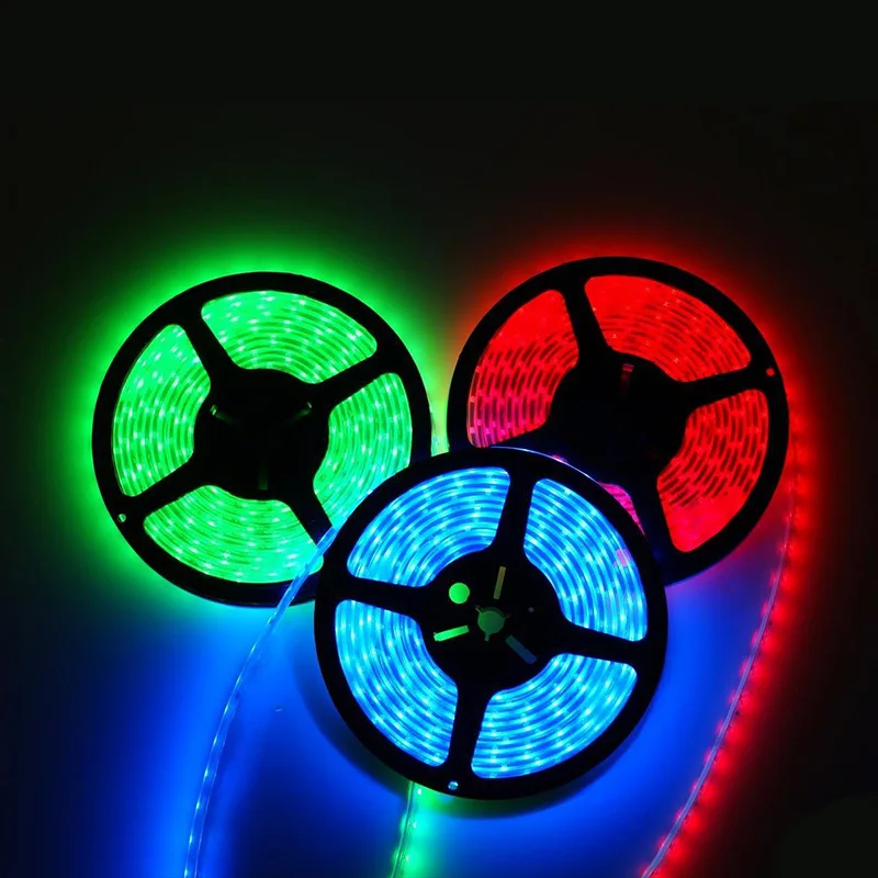 Goodland светодиодная лента света RGB 5 м DC12V 60leds/M IP65 Водонепроницаемый SMD5050 один Цвет