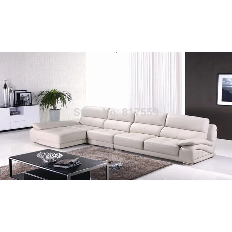 L образный кожаный диван мебель|l shape leather sofa|leather sofaleather sofa |