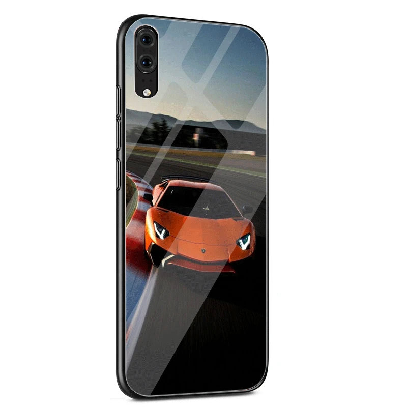 Чехол для спортивного автомобиля Desxz Lamborghini Huawei P10 P20 Lite Pro P Smart Mate 10 20 Y6 Y9 Honor 7A 8X 9 |