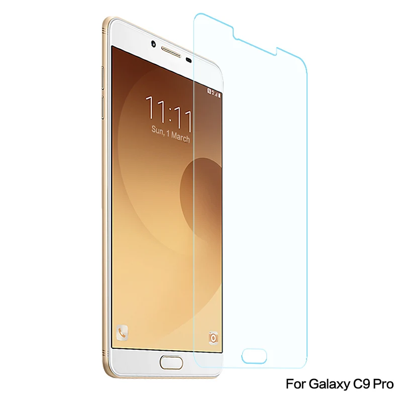 For galaxy C9 Pro Закаленное стекло SmartDevil для samsung Galaxy S7 S6, Защита экрана для samsung Galaxy C9 Pro, Взрывозащищенная стеклянная пленка - Цвет: For galaxy C9 Pro