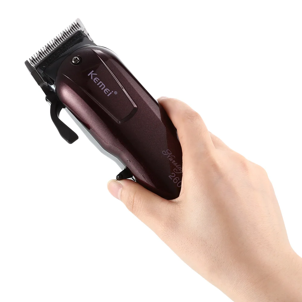 Kemei KM 2600 аккумуляторная электрическая машинка для стрижки волос триммер с