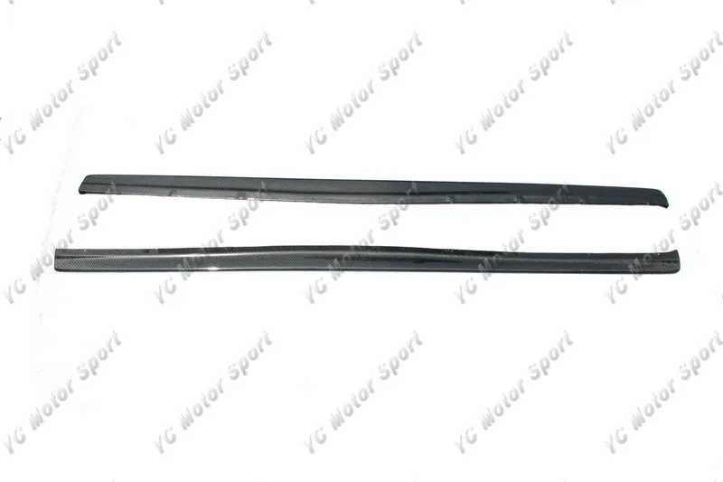 Car Accessories Carbon Fiber Damd Style Side Skirt Extension Fit For 2001-2007 Evolution 7-9 EVO 7 8 9 Underboard | Автомобили и