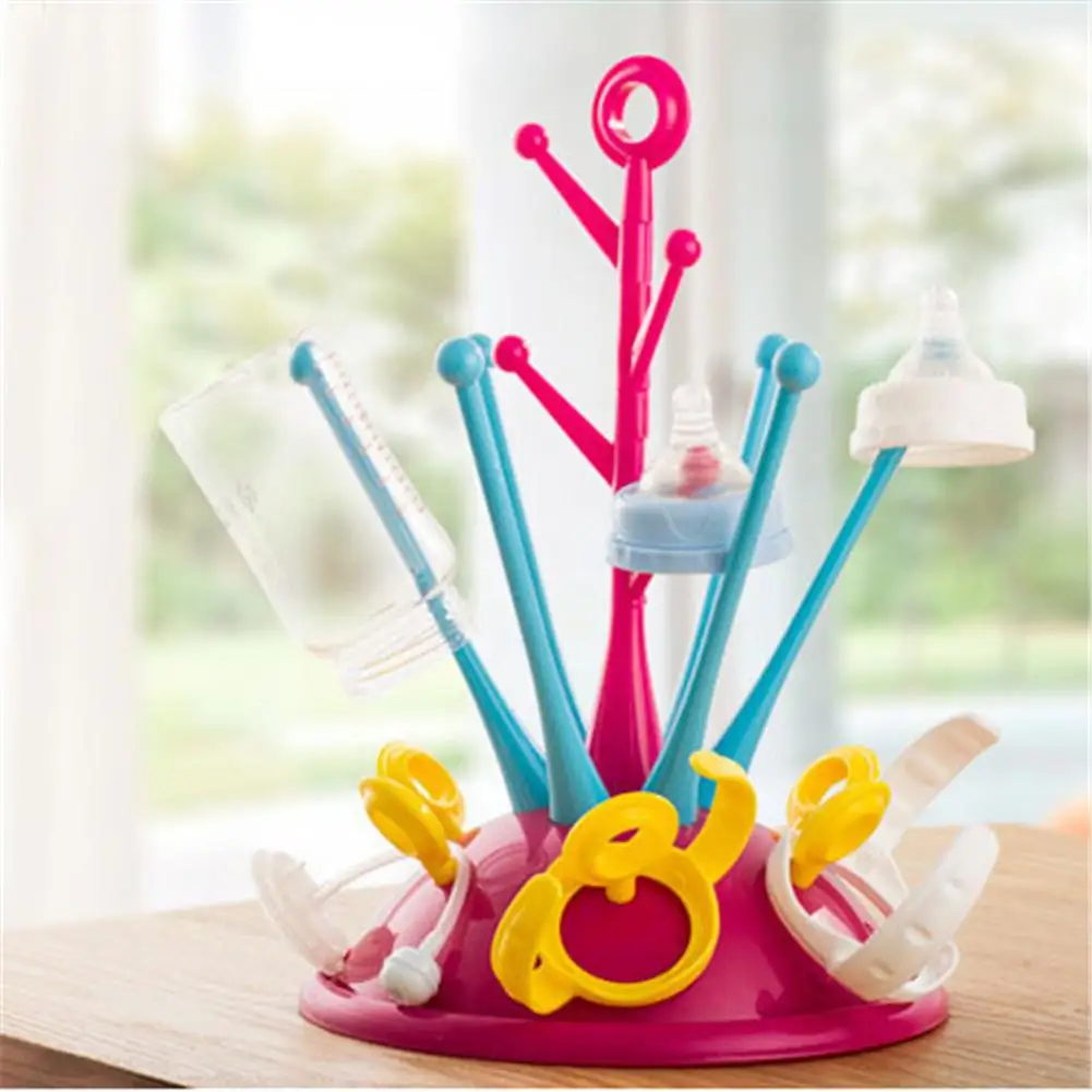 

Simple tree Bottle dry rack Baby bottle Bottle Drying Cleaning Shelf Feeding Cup Nipple Holder Tools