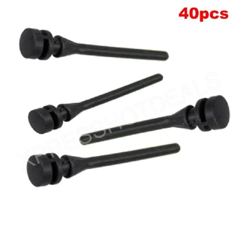 

40pcs lots Black Computer Silicone Shock Absorption Reduction Noise Fan Screws