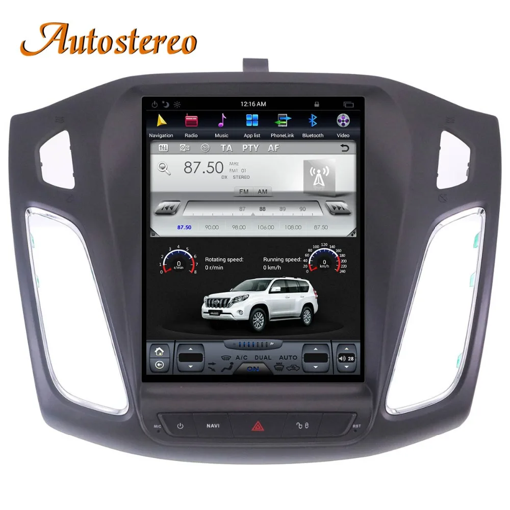 Android 9,0 DSP PX6 Tesla стиль автомобильный dvd-плеер gps навигация для Ford Focus 2012- Авто Стерео головное устройство мультимедийный плеер