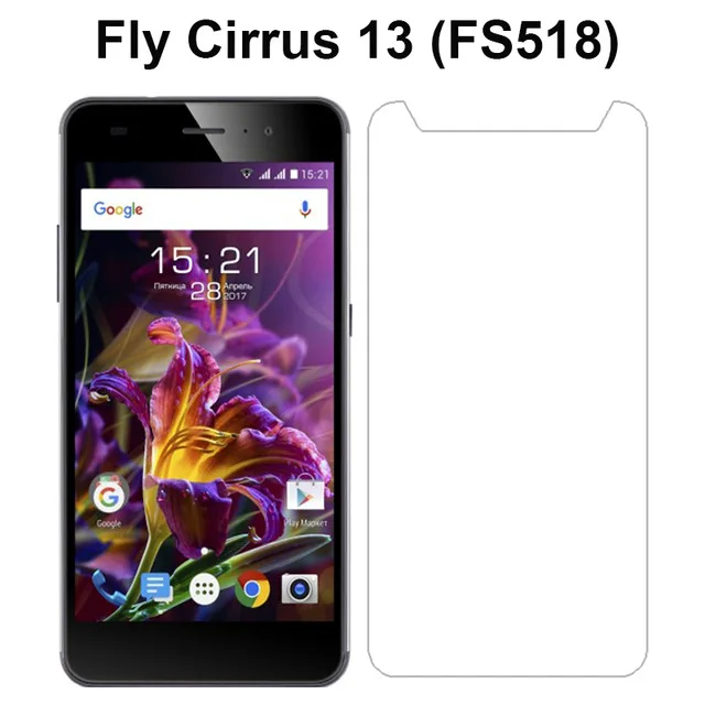 Fly Cirrus 13 FS518 Защитная пленка для экрана из закаленного стекла премиум класса для Fly cirрус 13 FS518 5,0 дюймов 9H 2.5D защитная пленка на Cirrus13 FS 518 - Цвет: Fly Cirrus 13 FS518