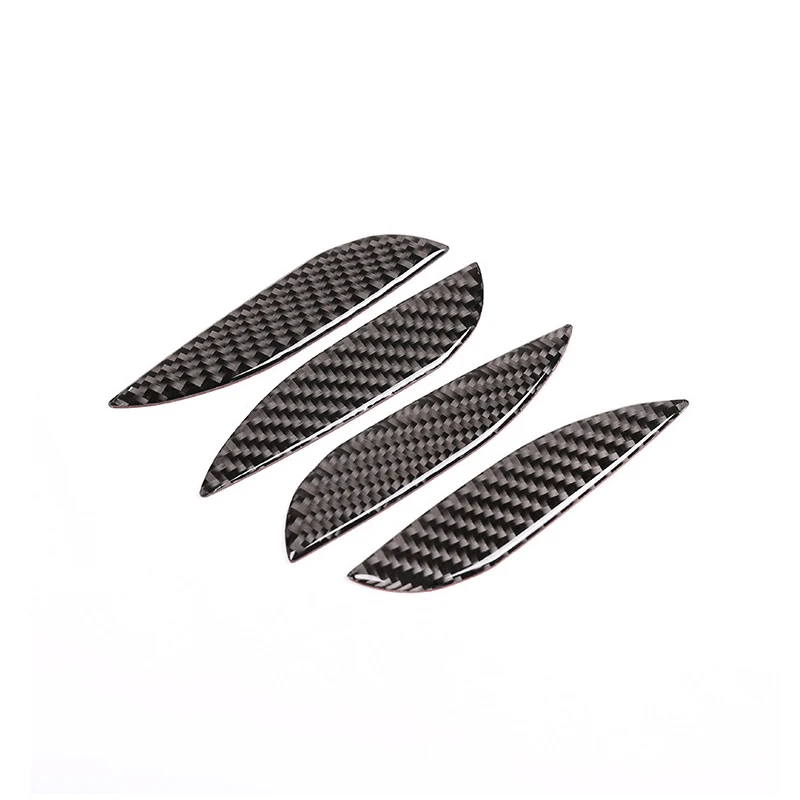 Карбоновая накладка на внутреннюю дверь автомобиля защитная ручку для BMW 3 4 серии