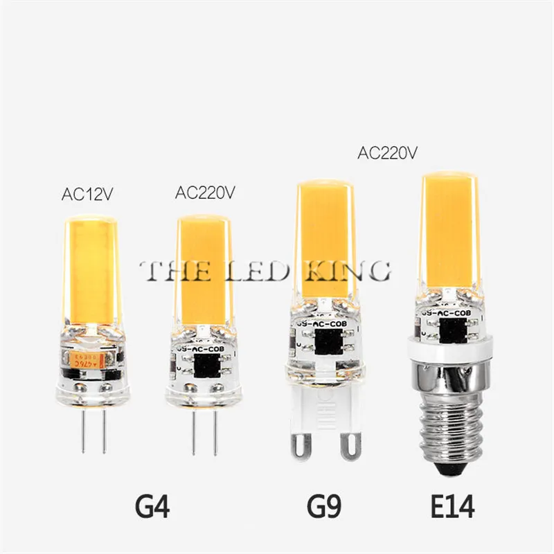 Gu4.0 светильник с регулируемой яркостью Светодиодный точечный лампа 15 Вт 10 7 G9 Led Cob