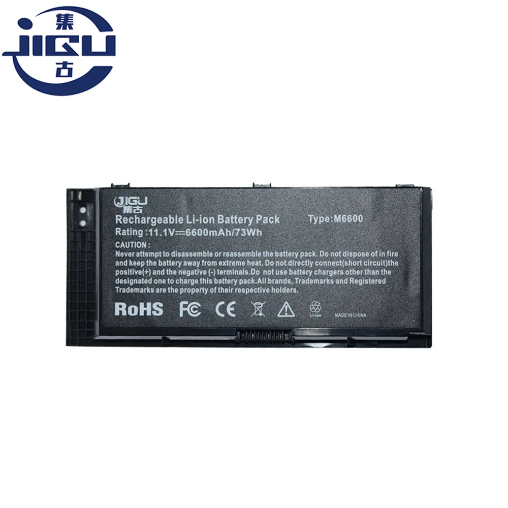 Аккумулятор JIGU для ноутбука R7PND 97KRM FV993 PG6RC X57F1 3DJH7 312 1177 Dell Precision M4600 M4700 M4800 M6600 M6700