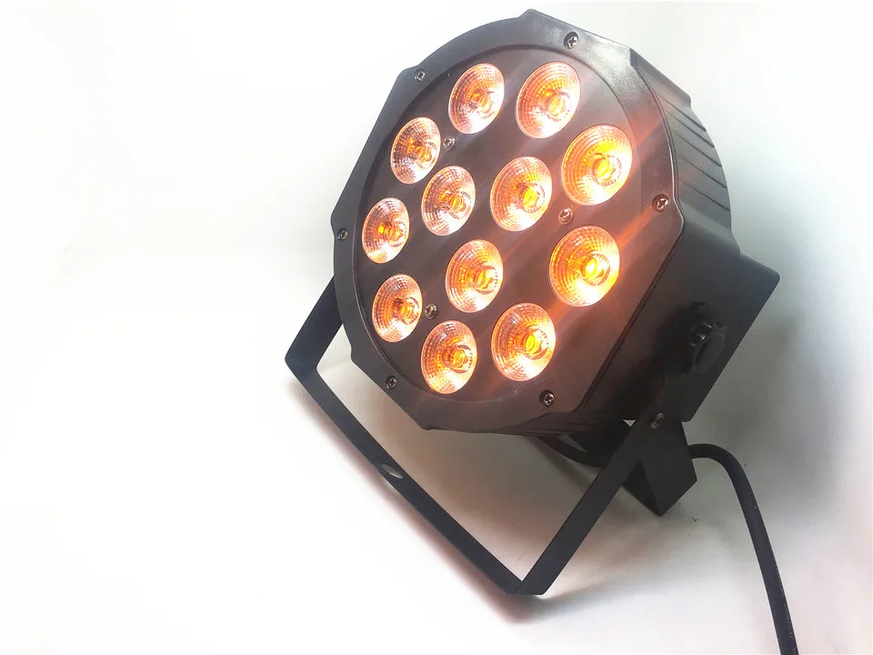CREE RGBWA UV 12x18 Вт LED плоский SlimPar Quad Luce 6in1 DJ Wash сценический свет dmx luce della lampada 6/10