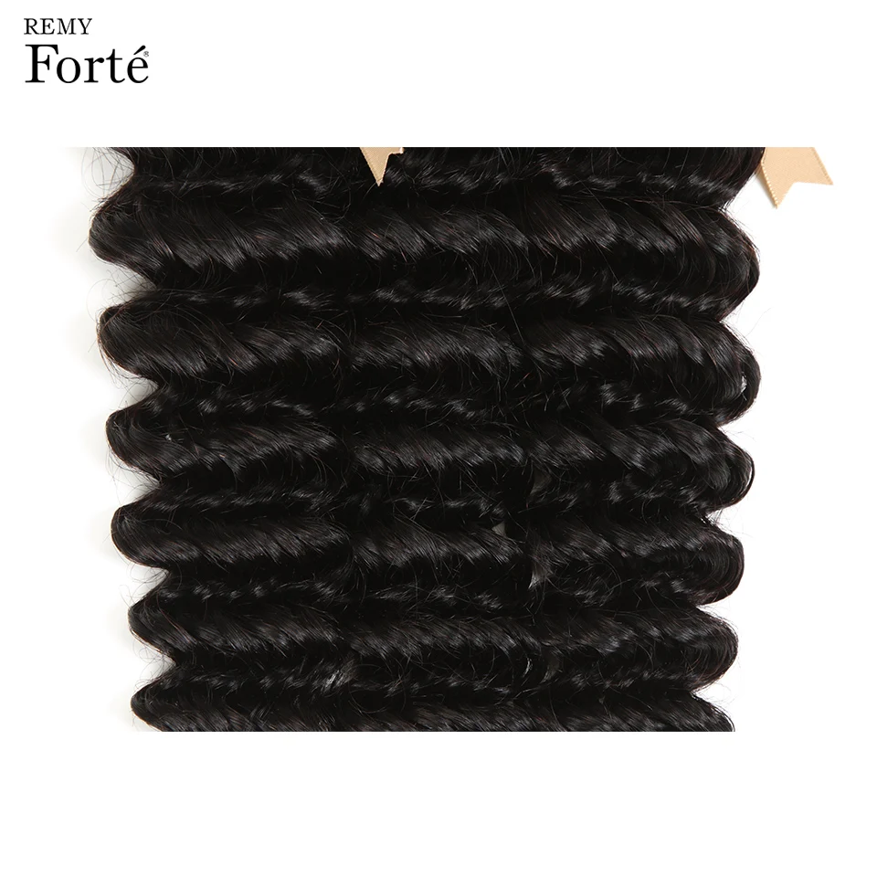 Remy Forte 30 Inch Bundles With Closure Loose Deep Wave Wth Curly Brazilian Hair Weave | Шиньоны и парики