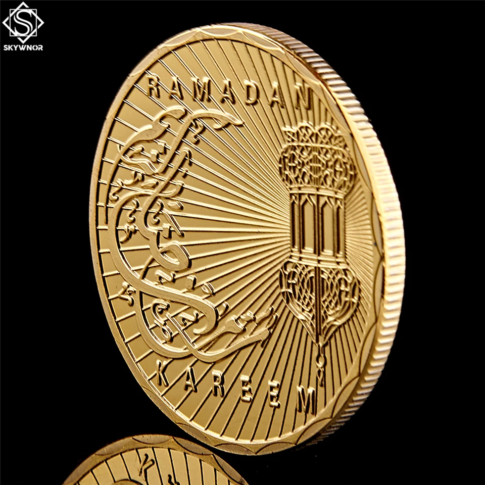 Saudi Arabia Ramadan Kareem Festival Islam Muslim 1OZ Commemorative Gold Coin Believer Pray Gifts | Дом и сад