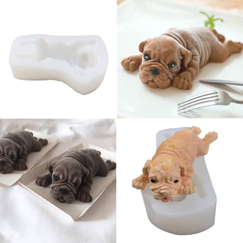 Новинка для собак стерео мусс форма мороженого домашних животных 3D Bulldog Shar Pei