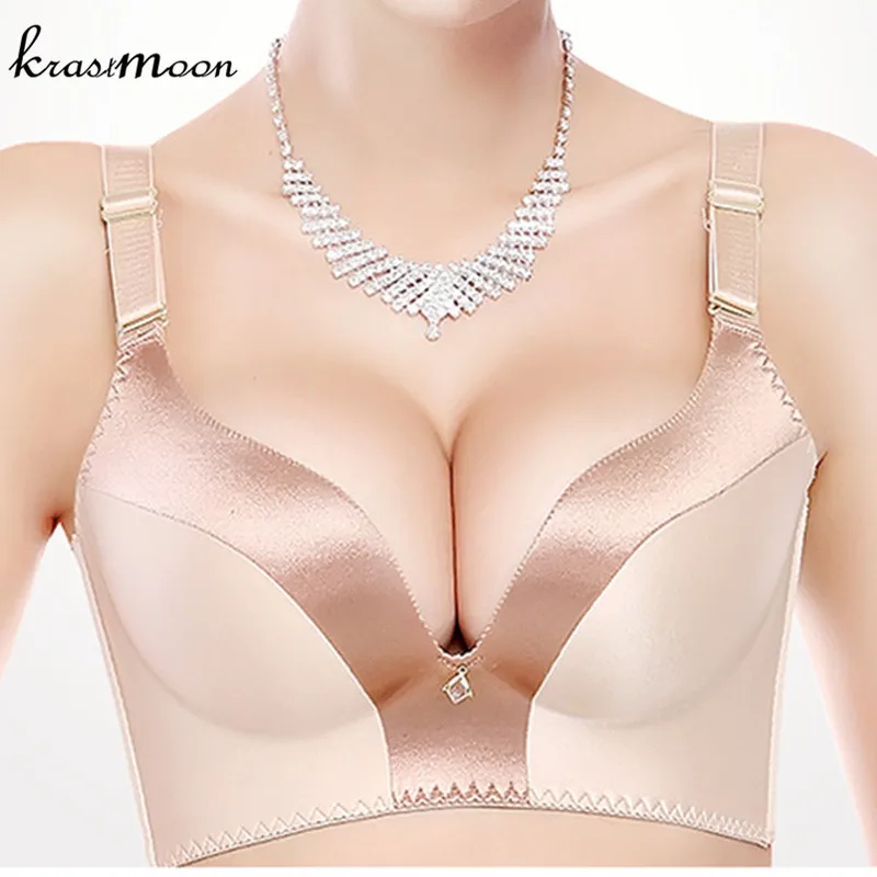 2018 новый модный сексуальный пуш-ап лиловый сплошной цвет бесшовное нижнее белье