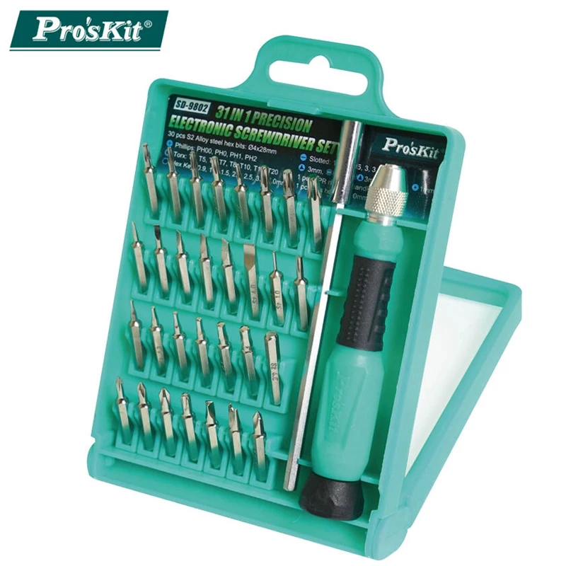 Многофункциональный набор инструментов Pros'kit SD 9802 31 в 1 Набор прецизионных