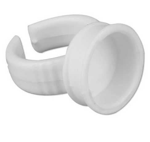 20 шт. одноразовых кольцев для клея для наращивания ресниц, держатель для татуажной краски, инструмент для макияжа ресниц.