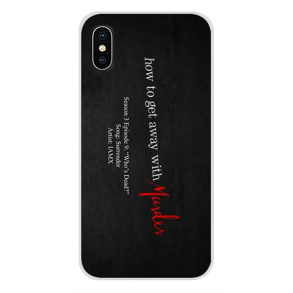 For Samsung Galaxy S4 S5 MINI S6 S7 edge S8 S9 S10 Plus Note 3 4 5 8 9 Accessories Skin Case fashion How to Get Away with Murder | Мобильные