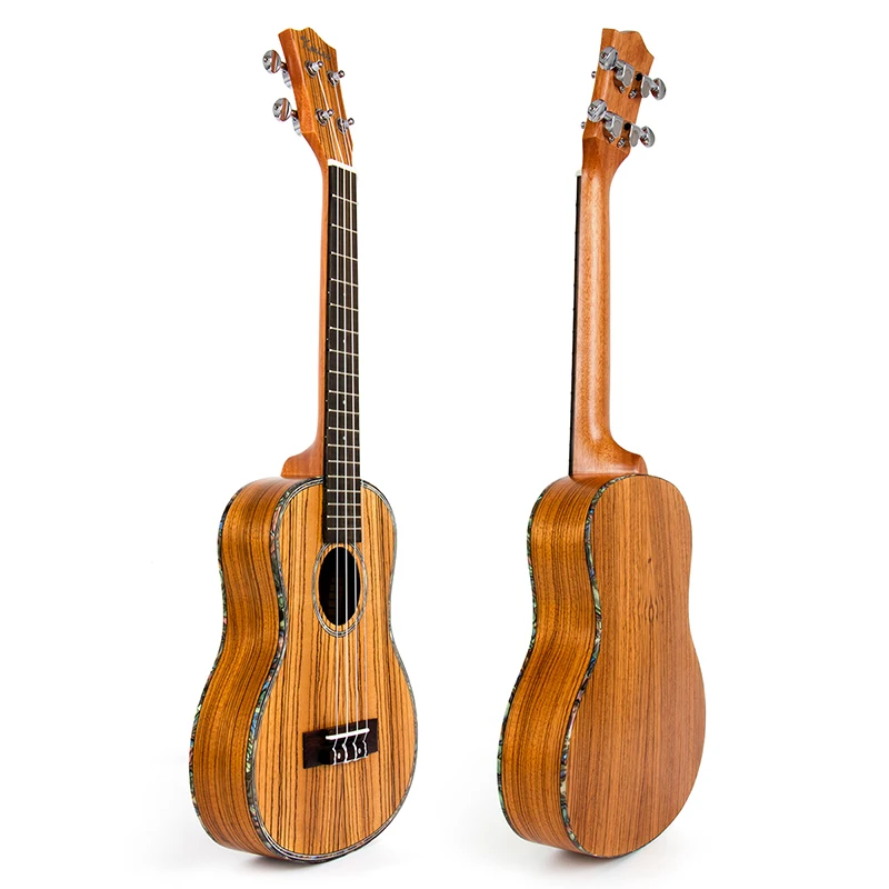 Kmise путешествия Гавайские гитары укулеле тенор тонкий корпус Ukelele комплект zebravwood 26 дюймов 18 Лада Uke 4 струны Гавайские гитары с Gig Bag