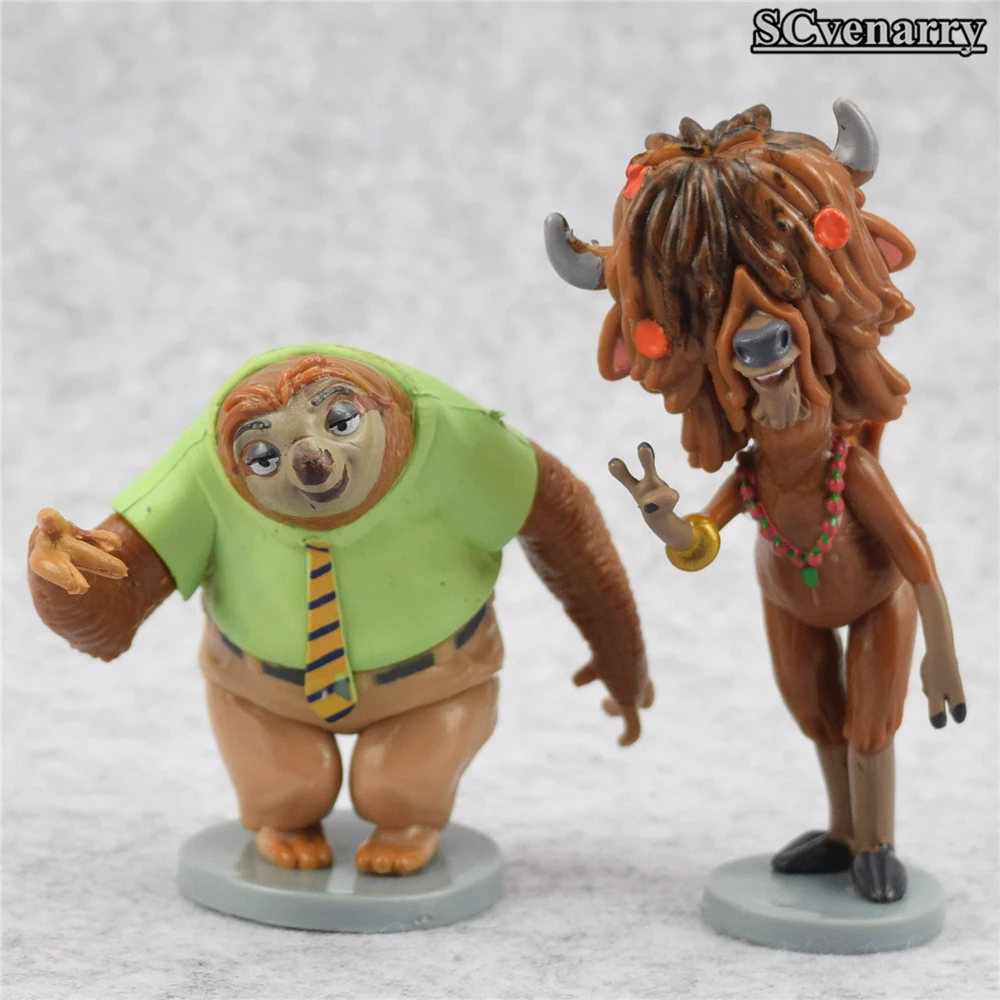 Новый мультфильм зверополис Утопия модели Лис Ник Джуди кролик ПВХ фигурка