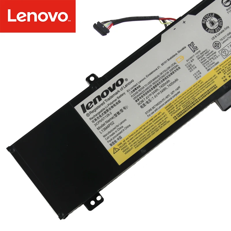 Оригинальный аккумулятор для ноутбука Lenovo Y50 70 Y70 121500250 Tablet L13M4P02 L13N4P01 7 4 V