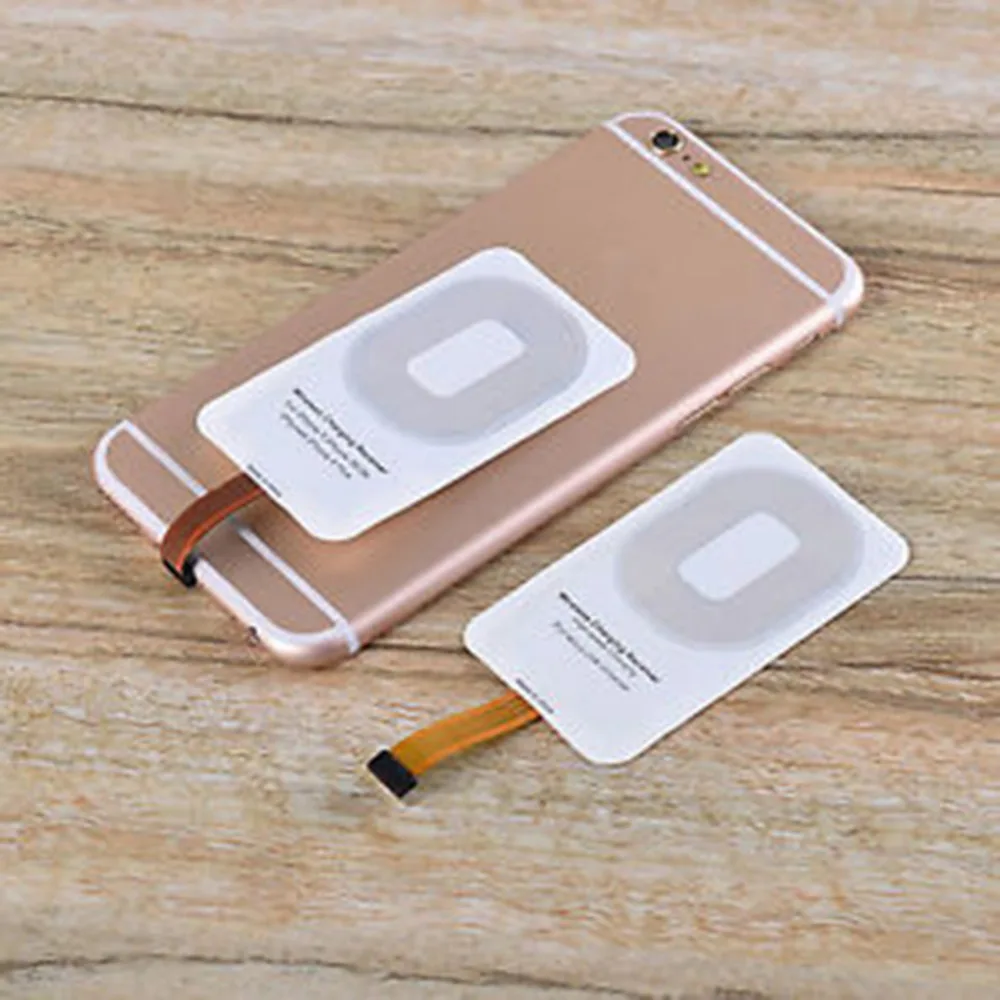 Новый Qi быстрый адаптер для беспроводной зарядки приемная пластина iPhone 6 S 5S 6/7 PLUS
