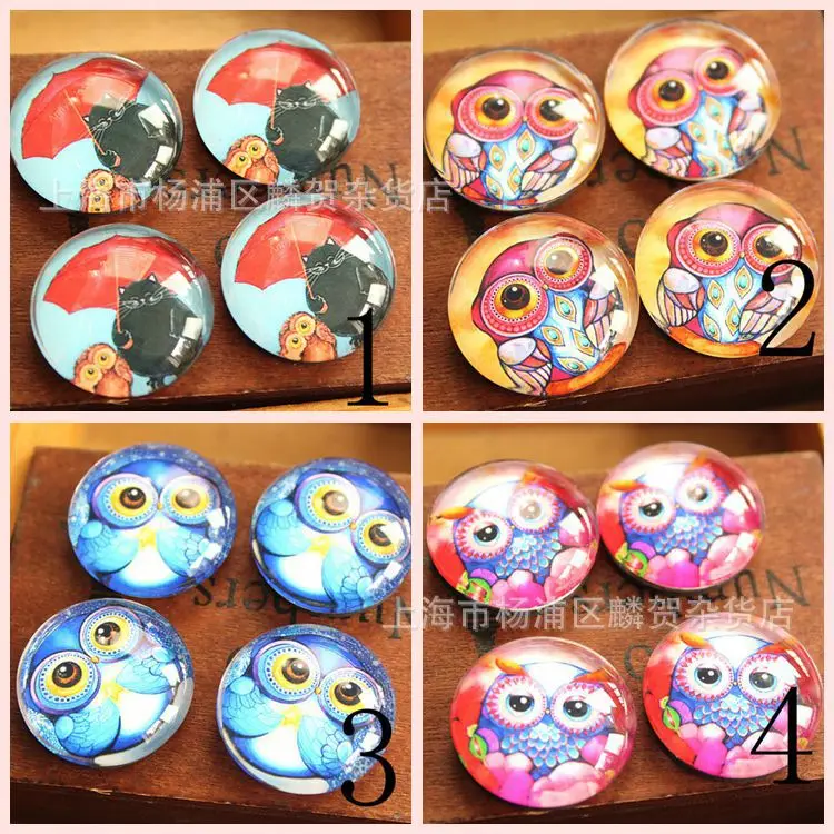 (15 штук в партии) отдел природы Хрустальное стекло 25 мм магнит на холодильник | Дом