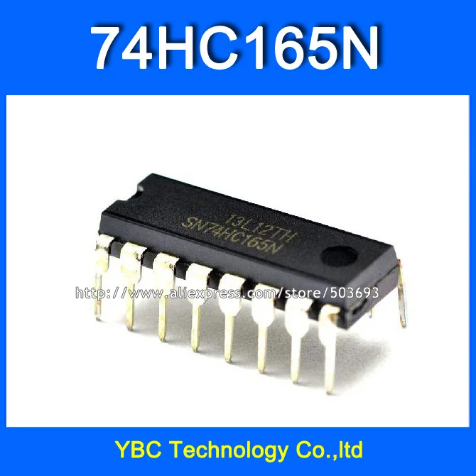 

Бесплатная доставка 100 шт./лот DIP 74HC165N 74HC165 DIP-16 8-битный параллельный перенос нагрузки Register Logic IC 74 Series