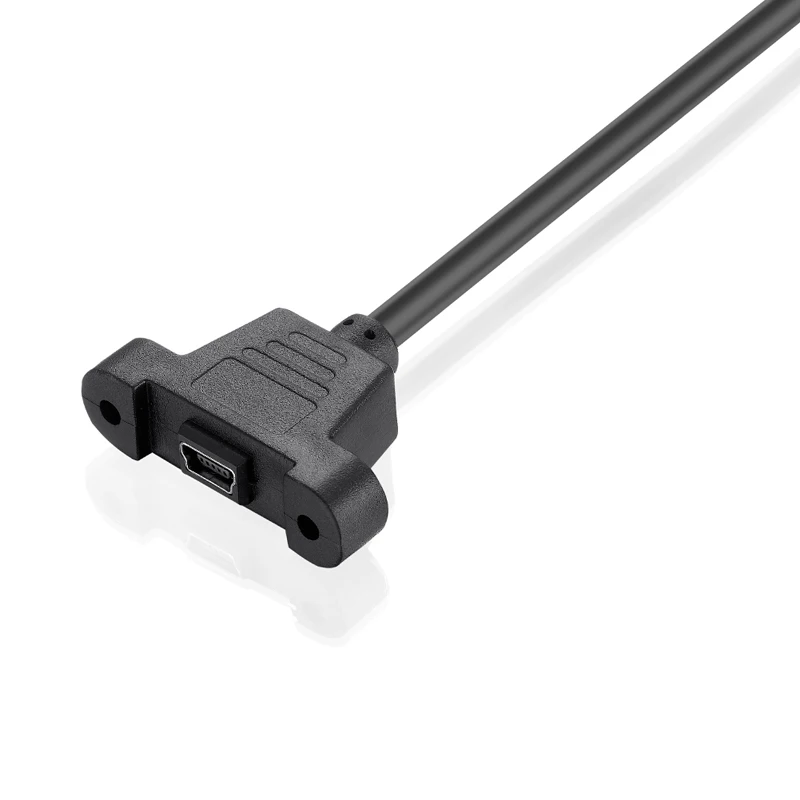 Bochara Mini 5P удлинитель для мужчин и женщин M/F фольга+ Плетеный экранированный с винтовой панелью крепление 30 см 50 см