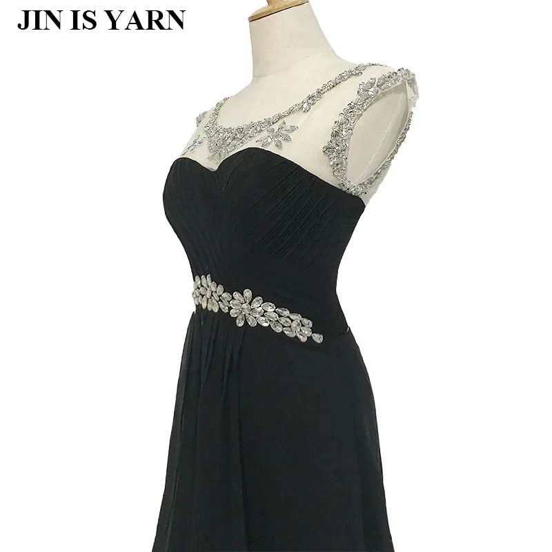 Черное модное сексуальное платье на спине с длинным рукавом 2017|dress long black|real dressback