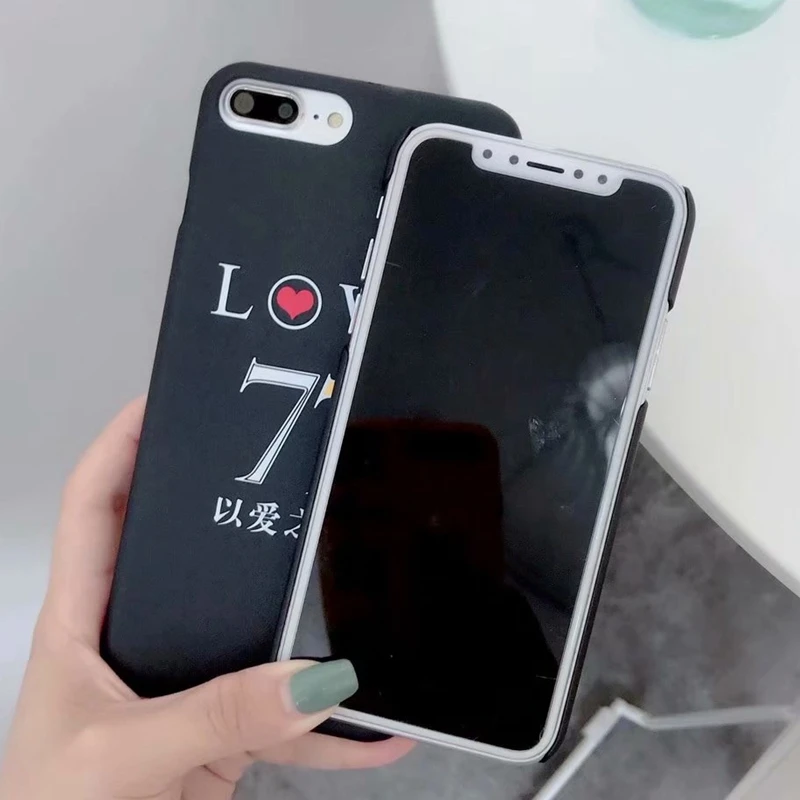 Чехол для iPhone 8 Plus влюбленные пары 7 тонкий чехол телефона Funda iPhone8 X 10 6 6S Жесткий