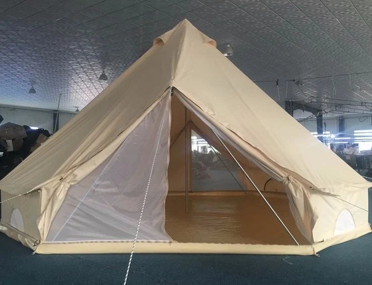 5m cotton 2door 4 м 5 м Оксфорд холст колокольчик палатки стены свернуты для наружного кемпинга - Цвет: 5m cotton 2door