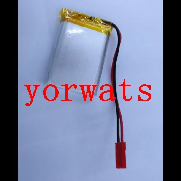

New Hot A Rechargeable Li-ion Cell 3.7V polymer lithium battery 103450 2000mAh plug JST