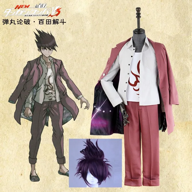 Аниме! Новые розовые ботинки для косплея V3 Momota Kaito Колледж Униформа космонавта